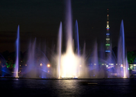 Air Mancur Dubai yang Menakjubkan, LED Light Show Fountain Novel / Desain Ilmiah pemasok