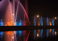 Air Mancur Dubai yang Menakjubkan, LED Light Show Fountain Novel / Desain Ilmiah pemasok