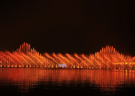 Konstruksi Floating Music Dancing Fountain Eksterior Dalam Skala Besar Danau pemasok