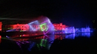 Colorful RGB Outdoor Laser Light Tampilkan Dengan Proyektor Layar Air Laser pemasok