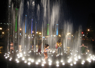 Lampu Warna-warni Marmer Dansa Menari Musikal, Light Up Fountain Untuk Uptown pemasok