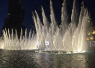 Dancing Fountain Air Besar Musik Mengambang Dengan Stainless Steel Untuk Permukaan Air pemasok